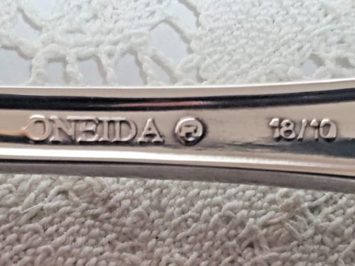 Oneida Dover Ovale Suppenlöffel 6 5/8" Glänzend 18/10 Edelstahl Ultra Premium Neu 4 - Bild 3 von 8