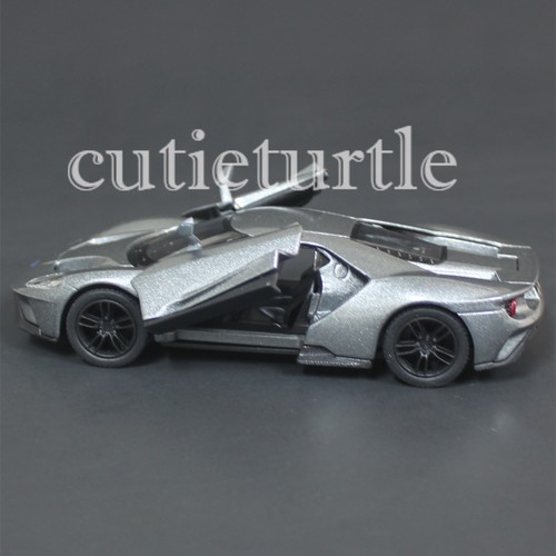 Kinsmart 2017 Ford GT 1:38 Druckguss Spielzeug Auto grau - Bild 3 von 3