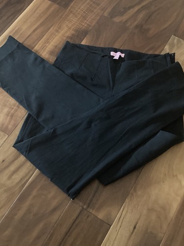 Lily Pulitzer Hepburn Cigarette Stretch Side Zip Women's Black Pants Sz 0 - 第 3/6 張圖片