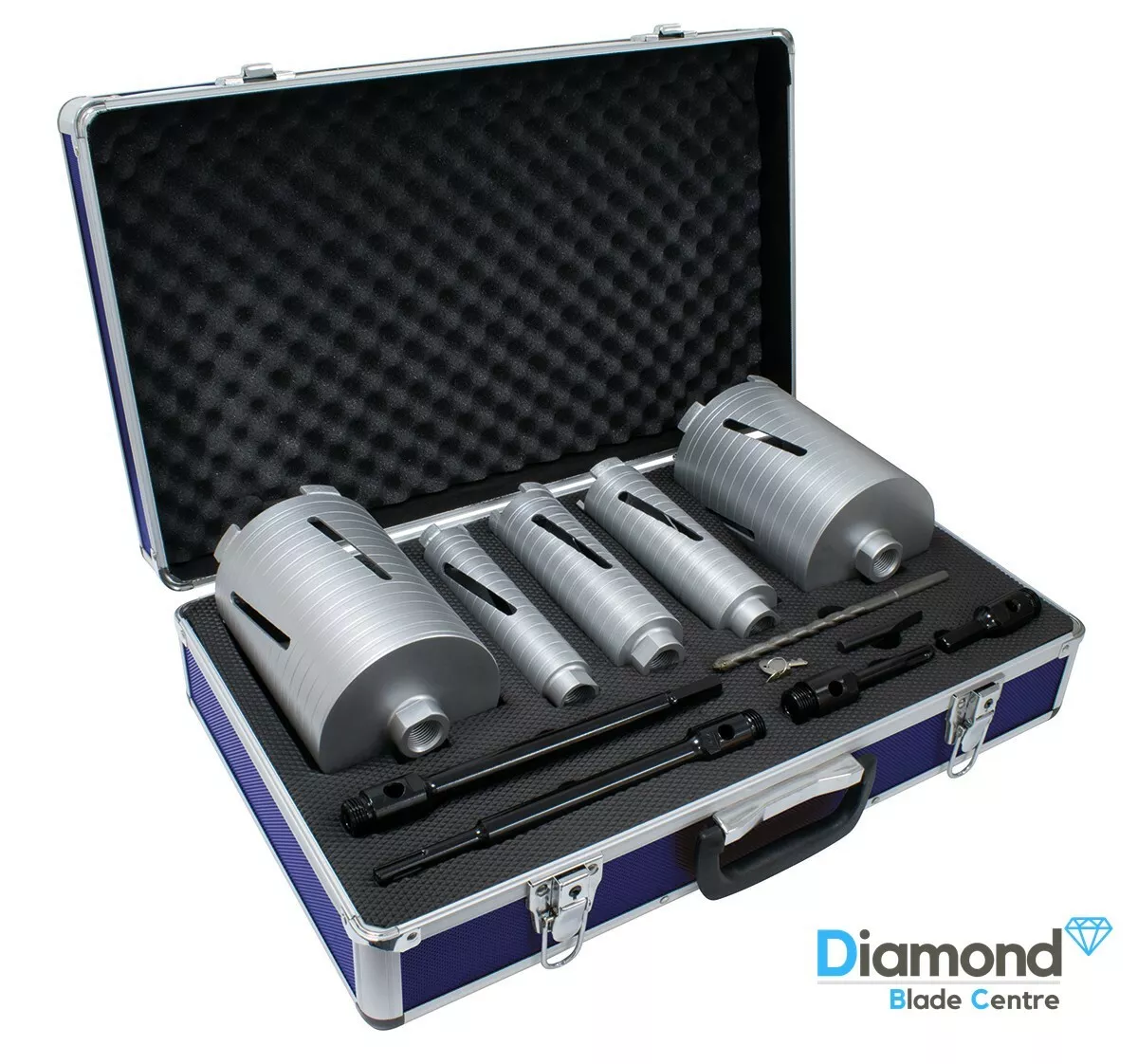 Mexco DCX90 11 Piece Dry Diamond Core Drill Bit Set Kit Boiler