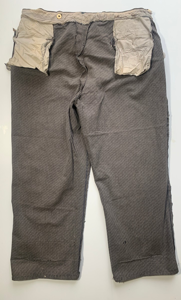 VINTAGE 1940's LEE JEANS WORK PANTS ENGINEER STRIPE VINTAGE 1940's LEE JEANS WORK PANTS ENGINEER STRIPE