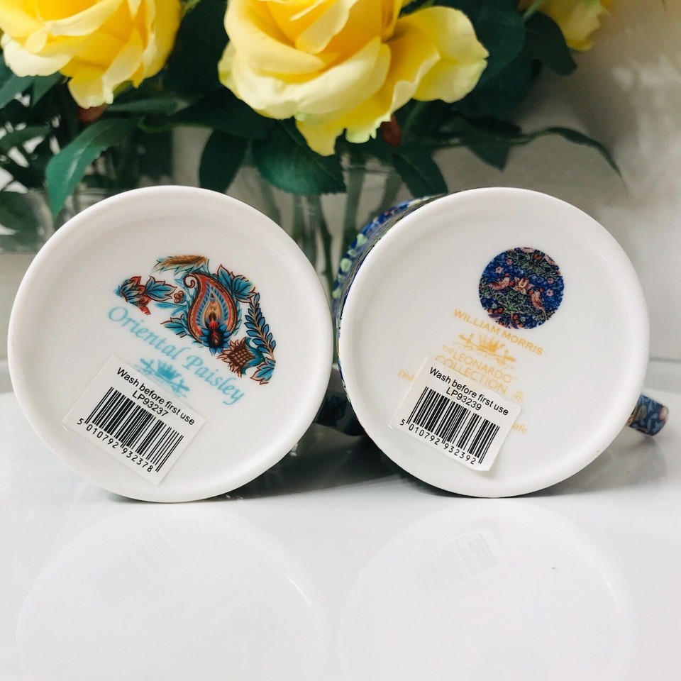 The Leonardo Collection Fine China Oriental Paisley & William Morris 2