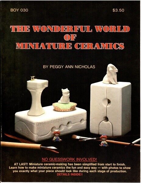 Dollhouse Miniature Miniature Ceramics Instructional Book BOY030 Dollhouse Miniature Miniature Ceramics Instructional Book BOY030