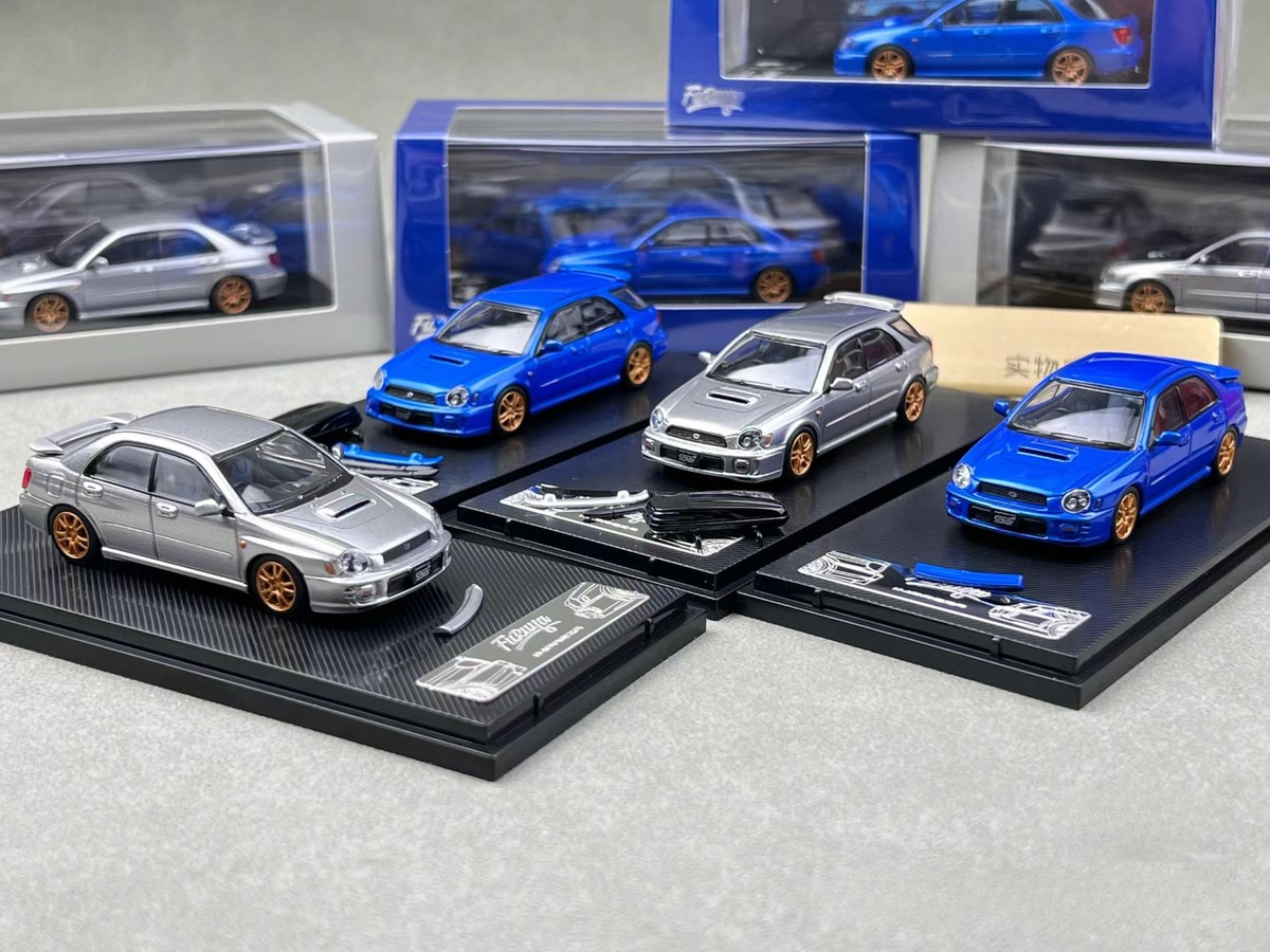 1:64 Furuya JDM Impreza WRX STI VII 7 Sports Model Diecast Metal