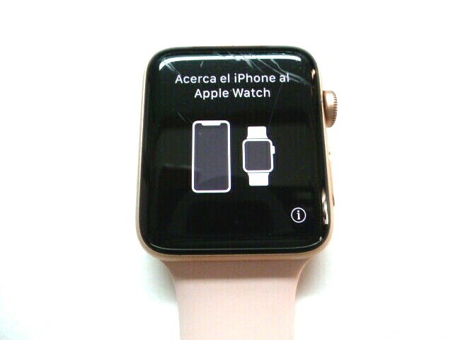 Apple Watch Series 3 - Rose Gold with Pink Sand Sport Band (GPS + Cellular) - (MQJQ2LL/A) for