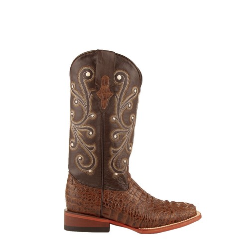 Ferrini Brown Teju Lizard all Leather Cowboy Boots MEN display picture 1