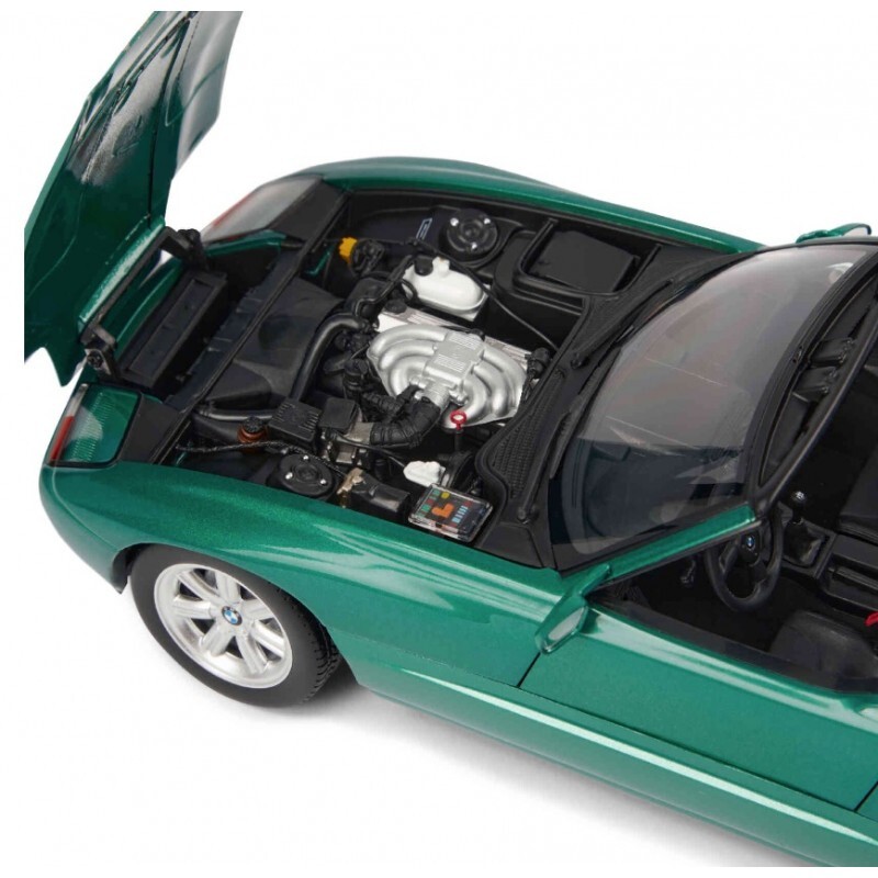 NEW MINICHAMPS BMW 1988 Z1 ROADSTER IN GREEN 1:18 SCALE
