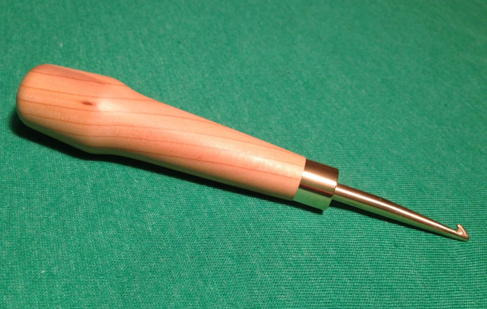Irish Hook (Hartman Hook) Slim Handle rughooking hookie rughook rugtool - Image 3 of 4