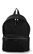Saint Laurent City Backpack Econyl Leather Nylon  Black