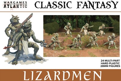 LIZARDMEN - CLASSIC FANTASY - WARGAMES ATLANTIC - NOW