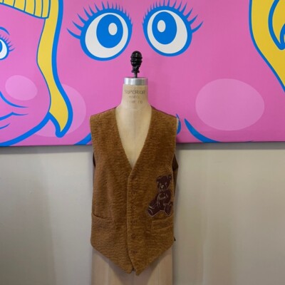 Moschino Cheap Chic Brown Teddy Bear Vest