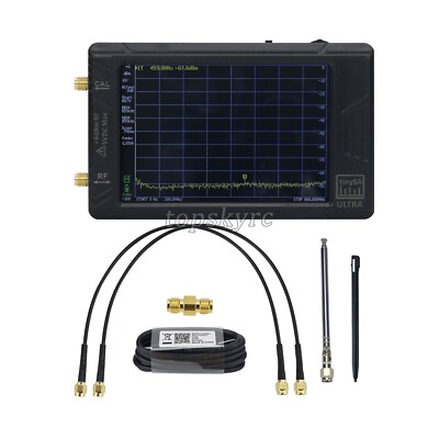 New ULTRA 100k-5.3GHz RF Signal Generator Handheld Tiny Spectrum Analyzer 4''