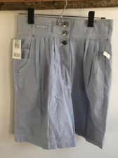 NWT Vintage 80's TOGETHER High Waisted Light Blue Shorts Missy 8 28 Inch Waist
