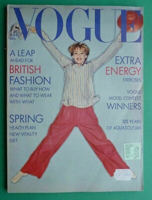 VOGUE UK magazine March 15 1976 Guy Bourdin Norman Parkinson Susana Giménez 3/76