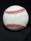 CHUCK STOBBS MANTLE HR SIGNED AUTOGRAPH A.L. BASEBALL BECKETT BAS COA BK05836