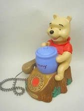 Winnie the Pooh & Piglet Animated Telephone by Telemania "AS IS"