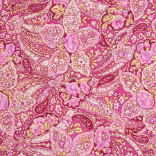 Wyoming Traders Wild Rag Calico Pink Paisley Silk Western Scarf - 34.5", 42"
