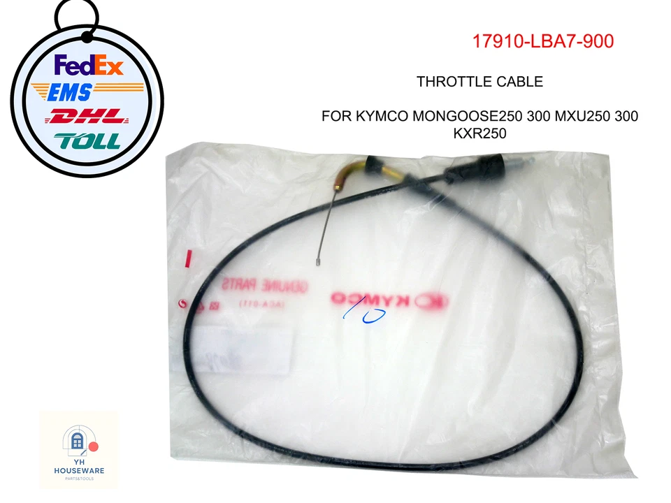 17910-LBA7-900 FÜR KYMCO GASZUG MONGOOSE250 300 MXU250 300 KXR250 - Image 2 of 4