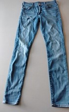True Religion Halle Super Skinny Jeans Sz 25 Mid Rise Made in USA Stretch Denim