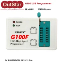 G100 32-bit CPU Programmer for BIOS SPI FLASH 24/25/95 Chip 512MB USB2.0 #hot