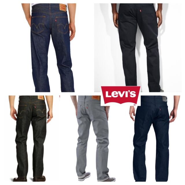 Levis 501 Shrink To Fit Button Fly Jeans Many Colors Many Sizes Denim Rigid | eBay