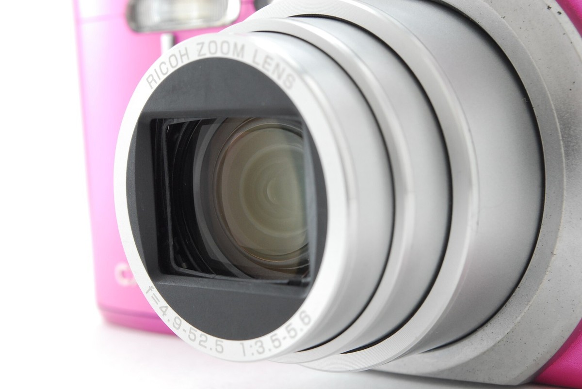 RICOH リコー　cx4 ピンク　pink TOP MINT] Ricoh CX4 Pink 10MP 10.7x Compact Digital Camera w