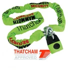 MAMMOTH BIKE IT INTEGRAL 12MM LOCK & CHAIN THATCHAM 1.8M MOTORCYCLE SCOOTER BIKE