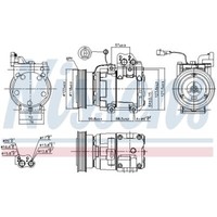 Kompressor Klimaanlage Passend FüR Hyundai Elantra KIA Sportage Carens II