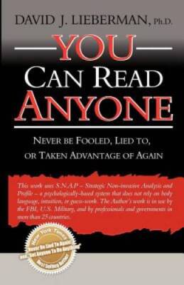 You Can Read Anyone - Paperback By Lieberman, David J. - VERY GOOD