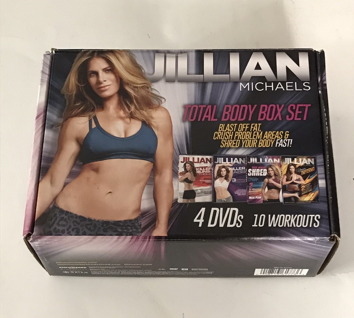マッスルアクションテクニック DVD 特典セット Jillian Michaels Total Body Box Set 5 DVDs 10 Workouts Exercise