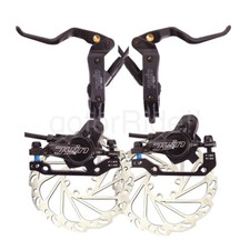 JUIN DB1 Hydraulic MTB Mountain Bike Disc Brake Set W/ Rotor 160mm 2 Black