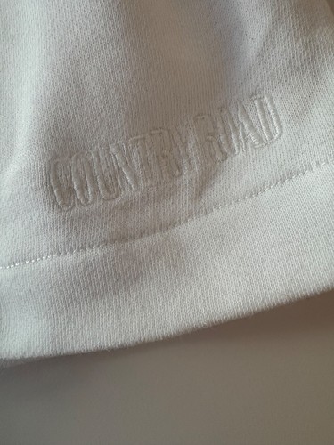 COUNTRY ROAD Heritage white cotton sweat shorts size L - Picture 13 of 13