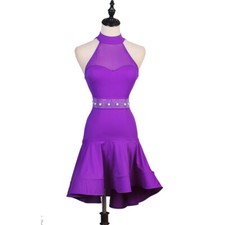 Latin Ballroom Competitio  n Dance Dress Modern Waltz Tango Standard Dress F554