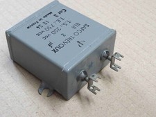 Lot x2 : condensateur à bain d'huile 2µF ~ TS 250v TE 750v ~ Safco-Trévoux