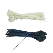  25 8" Cable Ties -Black