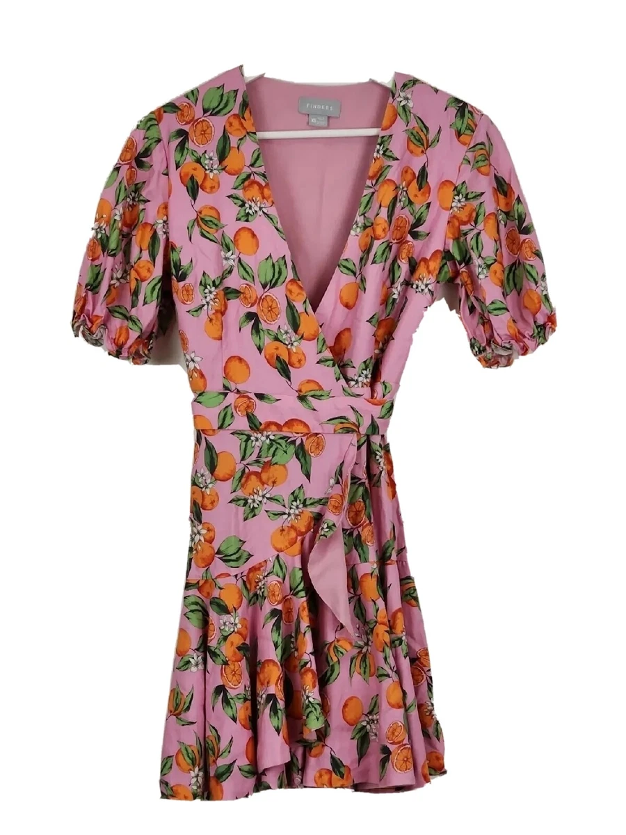 aranciata wrap dress