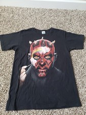 Star Wars Darth Maul Shirt Adult Mens M Episode 1 The Phantom Menace