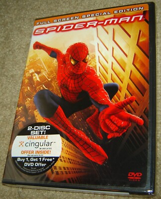 Spider-Man (DVD, 2002, 2-Disc Set, Special Edition Full Frame), NEW AND SEALED!