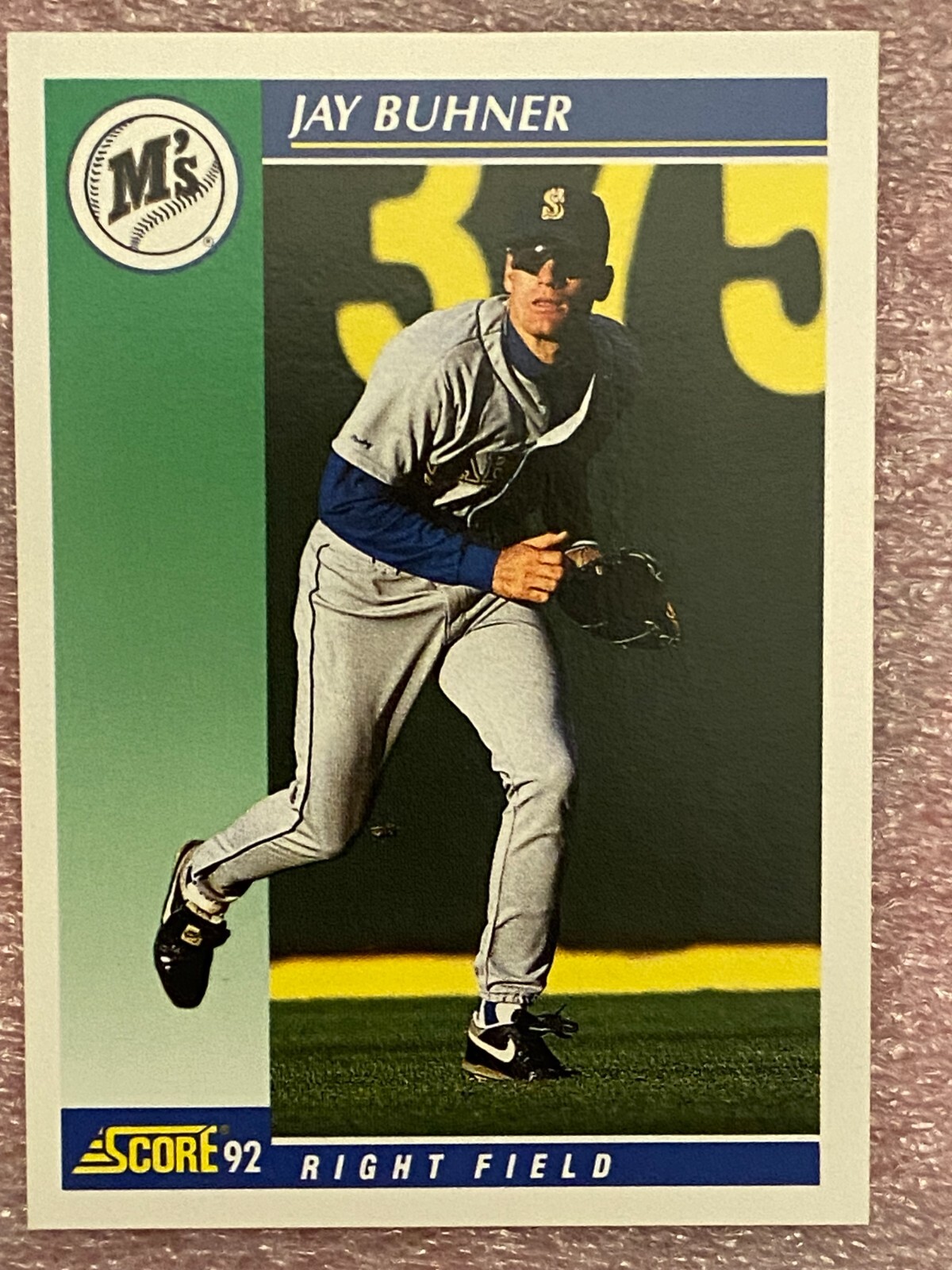 1992 Score #64 Jay Buhner Seattle Mariners