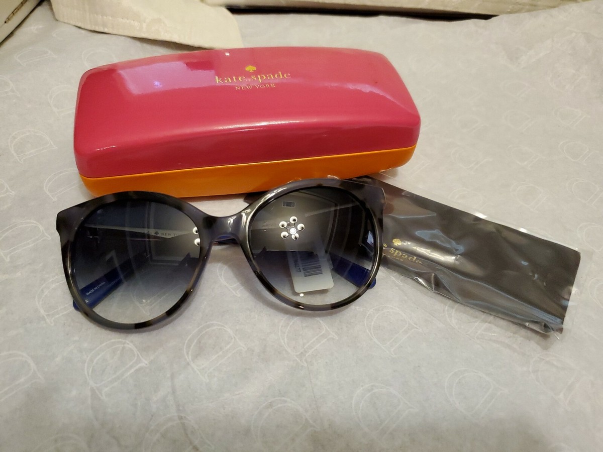 Kate Spade - Amaya/S 0S5A Blue Havana Round Sunglasses NWT  display picture 1