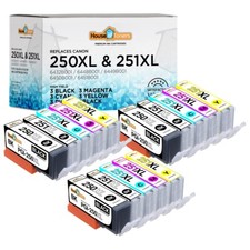 Printer Ink Cartridge for Canon PGI250XL CLI251XL fits PIXMA iP8720 PIXMA Lot