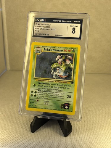 Erika's Venusaur (Unlimited) graded CGC 8.5 for sale on eBay
