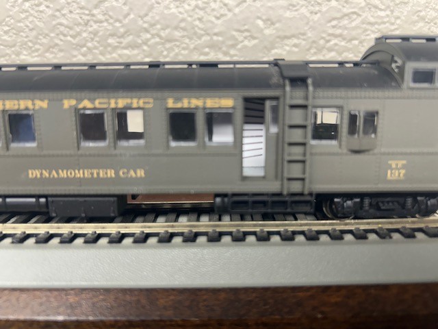OPERATING DYNOMOMETER CAR - SOUTHERN PACIFIC LINE w/ INTERIOR LOCO TEST HO SCALE