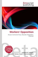 Lambert M. Surhone (U. A.) | Workers' Opposition | Taschenbuch | Englisch (2026)