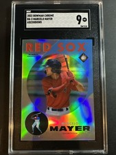 2022 Bowman Chrome Baseball Marcelo Mayer Ascensions #BA-3 SGC 9 Red Sox