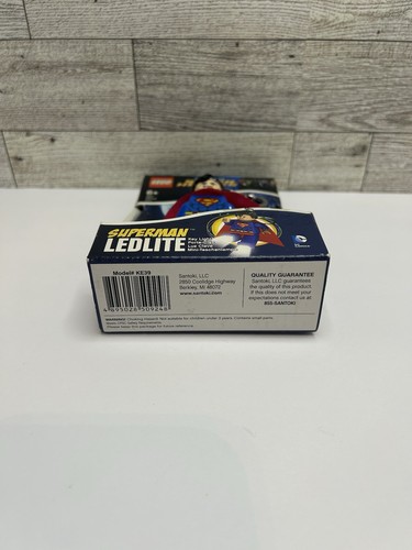 LEGO 3” Superman LEDLite DC Super Heroes Key Chain Key Light Mini Figure 2015 - Picture 8 of 9