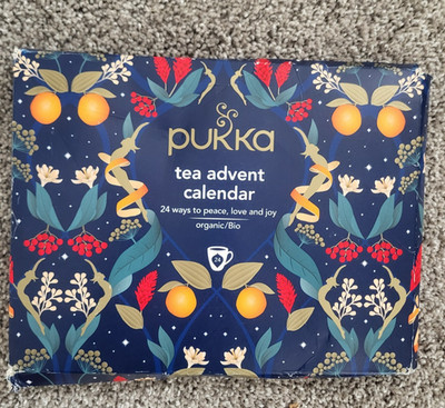 Pukka Advent Calendar 2025 Organic Tea Bags Sampler, Selection of 23 Delightful
