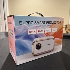 VIZONY E1 Home Projector with WiFi6 and Bluetooth 450ANSI 1080P FHD Auto Focus!