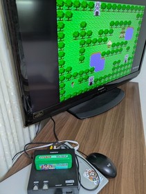 Neo Fami Console & 2 Controllers, AC Adapter & Cable for Famicom Tested Japanese