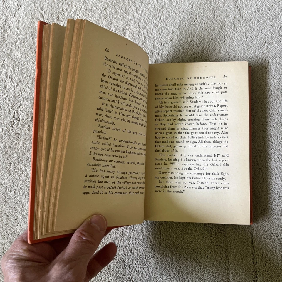 Sanders Of The River, Edgar Wallace. Doubleday, Doran 1930. First Edition.  Foto 4 de 4